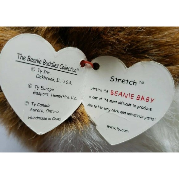 Ty Beanie Buddy "Stretch" the Ostrich 1998 – Retired – MWMT – Rare Classic - Picture 8 of 8